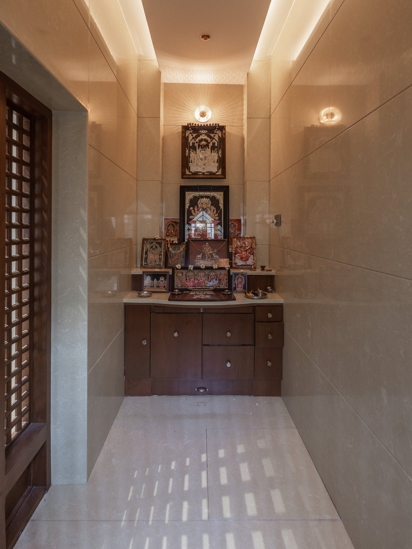 Serene Welcome - Pooja Room